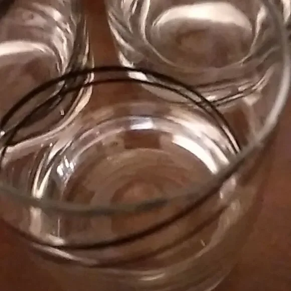 Black Twist Glasses. - Picture 2 of 2